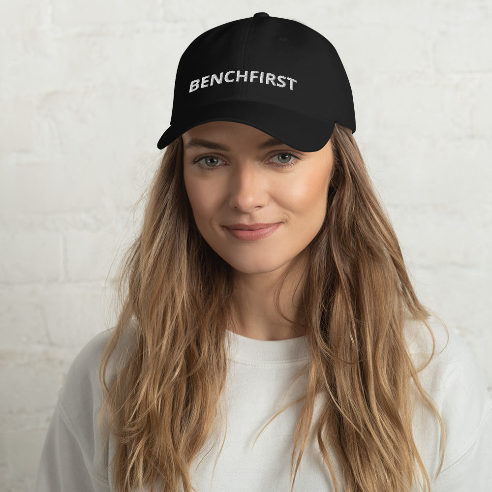 benchfirst "dad" hat