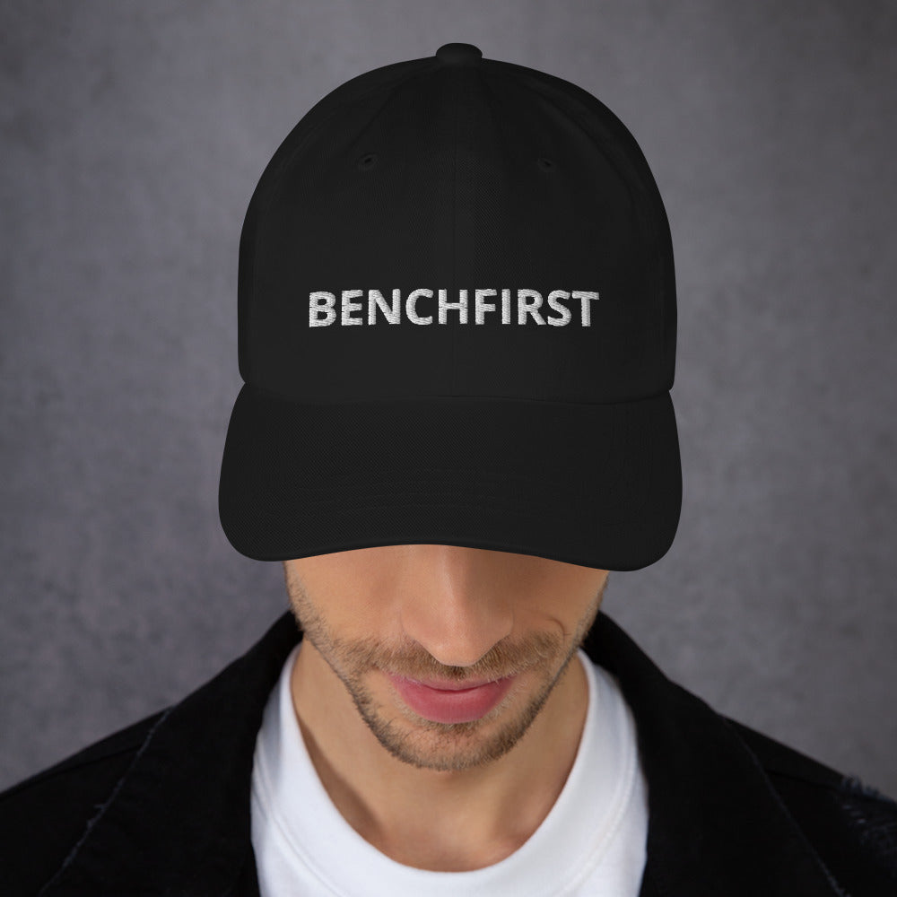 benchfirst "dad" hat